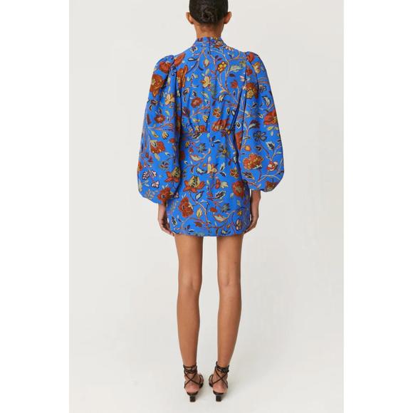 NEW RHODE luke dress in royal vichy grande - Picture 4 of 4